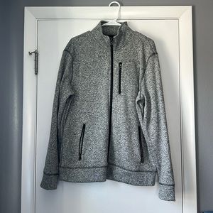 Sonoma Men’s Fleece Sweater Gray Jacket